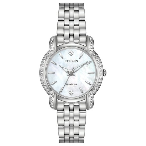 Citizen Eco Drive Diamond Accent 30mm Watch!!